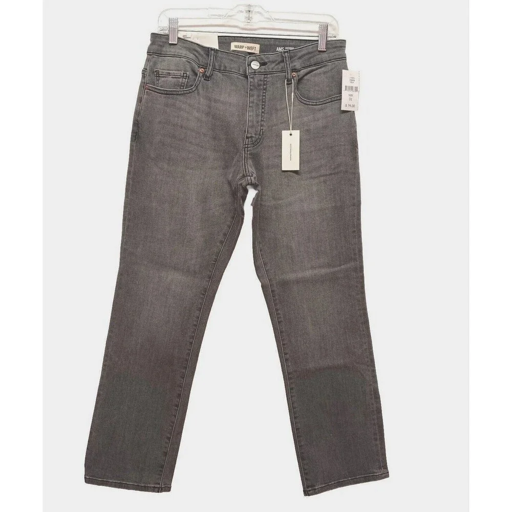Warp + Weft AMS Amsterdam Slim Fit Men's Stretch Jeans Size 31x28